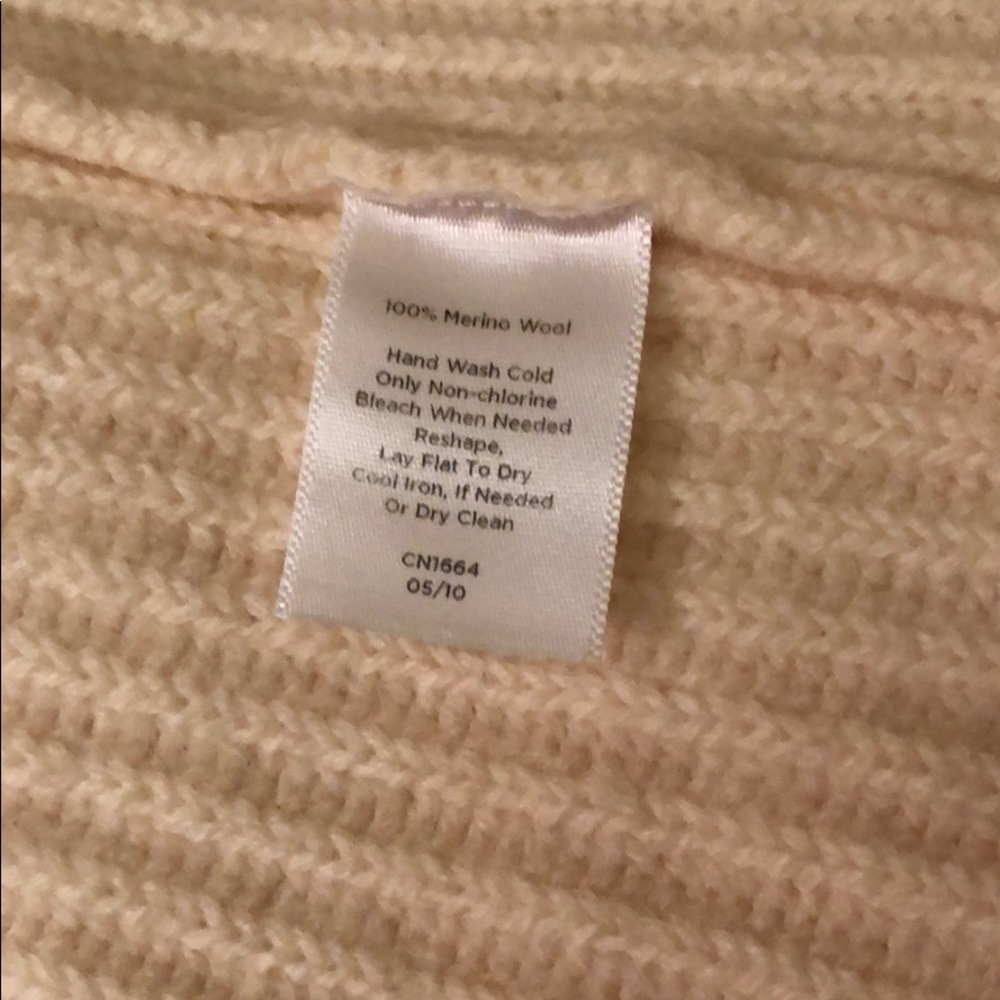 Talbots Pure 100% Merino Wool Open Front Sweater - image 6